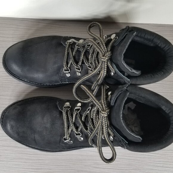 Steve Madden Gantra Hiking Bootie, Black Leather, Womens Size 9 M - Picture 10 of 12